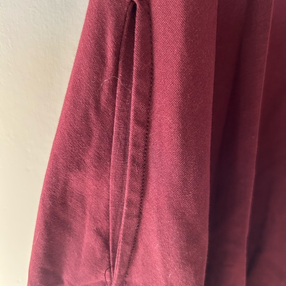 Pact Organic Cotton Burgundy Long Sleeve Dress - Picture 4 of 4